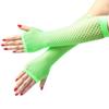 Women Holes Costume Mittens Fishnet Gloves Hollow Out Fingerless