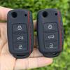 Силиконовый чехол-брелок для ключа для SEAT Leon Ibiza, для VW Golf Polo Bora Beetle Tiguan, для SKODA Fabia Superb