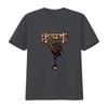 Gruesome Crusade Of Brutality Gothic Horror T Shirt With Bloody Praying Hands And Eyeball Print vintage fashion homme