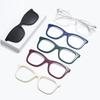Блокирующие синий свет магнитные накладные линзы Оправа для очков для близорукости Украшение Рецептурные линзы Солнцезащитные очки Прозрачная оправа