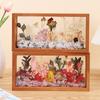 1PC Flower Collection Material Wood 3D Display Photo Frame Ornament Dried Flower Frame Handmade