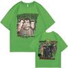 Редкие Панк-группа Green Day Popdisaster Тур 2002 Футболки Унисекс Женские Винтажные Готик-Рок Оверсайз Футболка Мужские Хлопок Повседневные Футболки