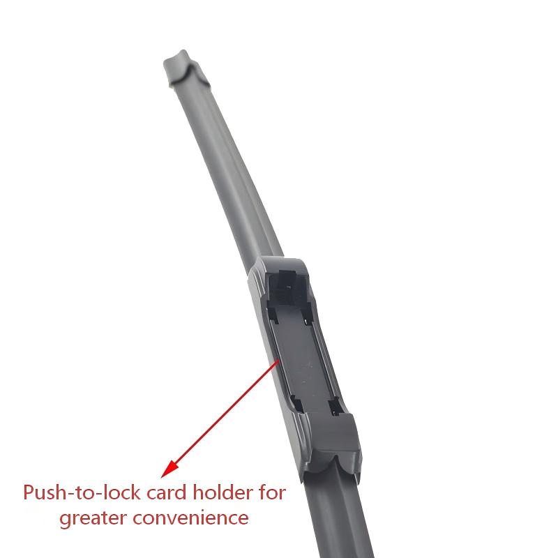 CHSKY Natural Rubber Electric Multi-Function Windshield Wiper All-in-One Smart Tri-Speed Wiper for VW Cars Replaceable Connector