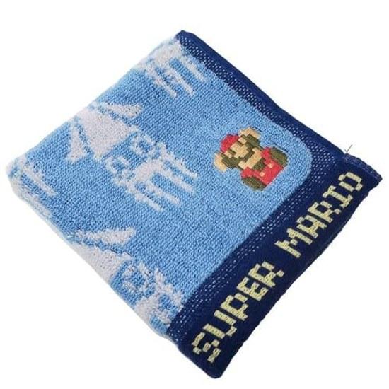 Мини-полотенце Marushin Nintendo Mario Подводная стадия Хлопковый платок Персонаж Впитывающий Подарок День рождения