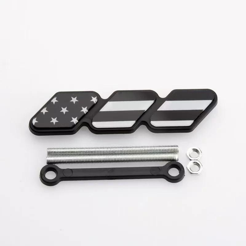 Suitable for Tacoma 4runner net logo, grille three-color small label modified car logo