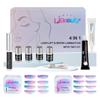 Lip Palette Libeauty Eyelash Lift and Tint Kit Home Lifting Eyebrow Lamination Dyeing Eye Makeup Tool 4 In 1, Black, 02 Black, 1pc