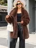 Autumn and winter new imitation fur fur coat in Europe and America imitation fox fur lapel environmentally friendly fur coat