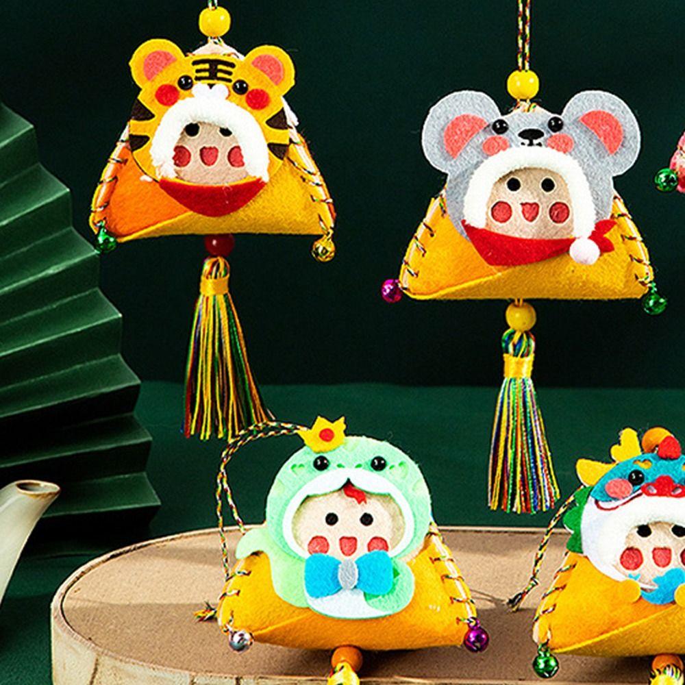 Cute Dragon Boat Festival Sachet Chinese Style Blessing Bag Zodiac Lucky Sachet  Hanfu Props
