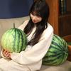 Мягкая игрушка арбуз, мягкая подушка с фруктами, декоративная подушка в виде арбуза, креативный подарок для детей