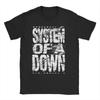 System Of A Down Мужские Женские Футболки Хэви-метал Группа Забавные Футболки Круглый Воротник Футболка 100% Хлопок Одежда с Графическим Принтом
