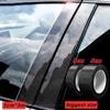 1 Roll Carbon Fiber Car Sticker Auto Door Trunk Protective Strip Threshold Anti Scratch Tape Waterproof Decal Car Door Protector