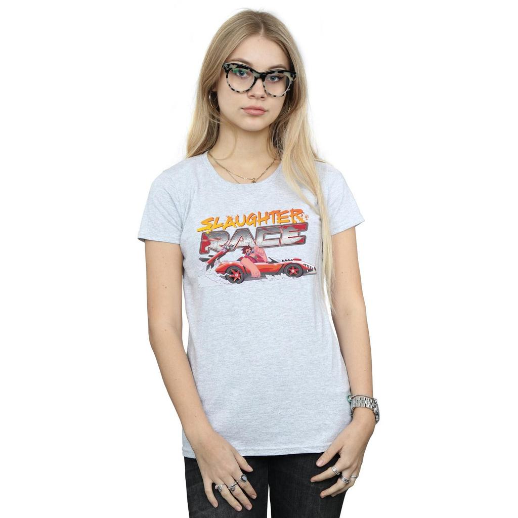 Disney Womens/Ladies Wreck It Ralph Slaughter Race Cotton T-Shirt