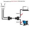 3 типа RJ45 на 2-полосный разветвитель RJ45, сетевой расширитель, адаптер Ethernet Kabel, гигабитный интерфейс, сеть «мама-мама»