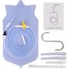 Enema Kit, 2L Large Capacity Enema Bag Set for Colon, Vaginal, and Anal Cleansing, Includes Reusable Silicone Hose, Ideal for Constipation Relief, Det