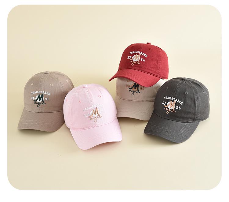 Однотонная детская бейсболка - Ветрозащитная и солнцезащитная кепка для улицы