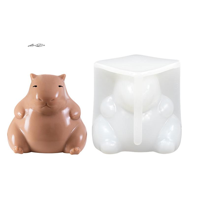 Милая силиконовая форма Capybara, мультяшное животное, молочное желе, пудинг, силиконовая форма для дома, кухни, выпечки, аксессуаров для вечеринки, ресторана