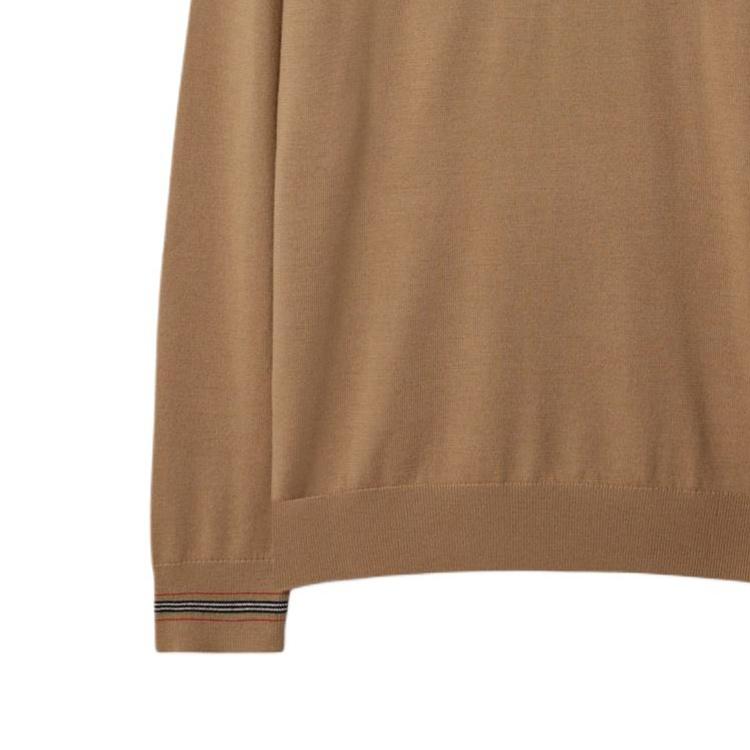 Burberry Sweaters Men's Camel Crew Neck Moderate 80926221