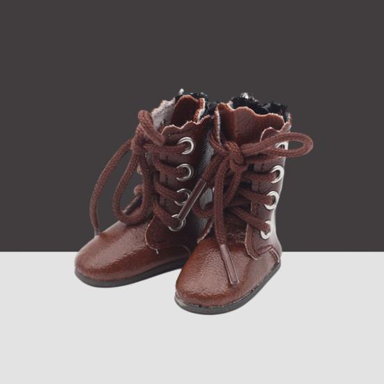 1 пара кукольной обуви из искусственной кожи, мягкие реалистичные ботинки 45297, модная кукольная обувь тонкой работы для мини