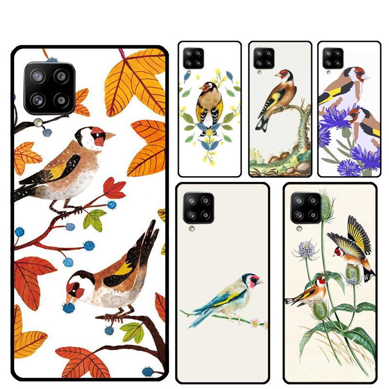 Европейский щегол Для Samsung Galaxy A55 A35 A15 A36 A56 A26 A16 A22 A32 A52 A54 A34 A53 A33 A13 A06 A05 Чехол