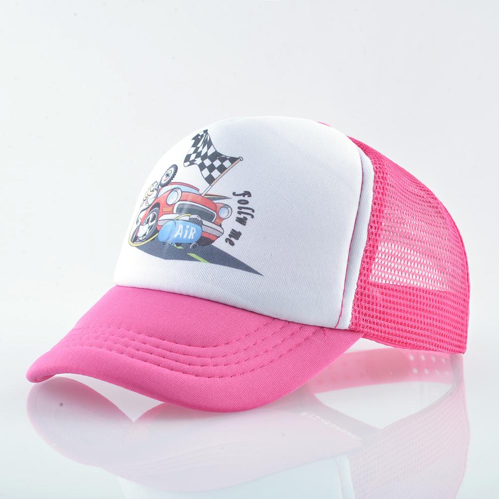 Summer Baseball Cap Kids Breathable Mesh Sun Visor Hat Children Snapback Baseball Hat For Boys Girls