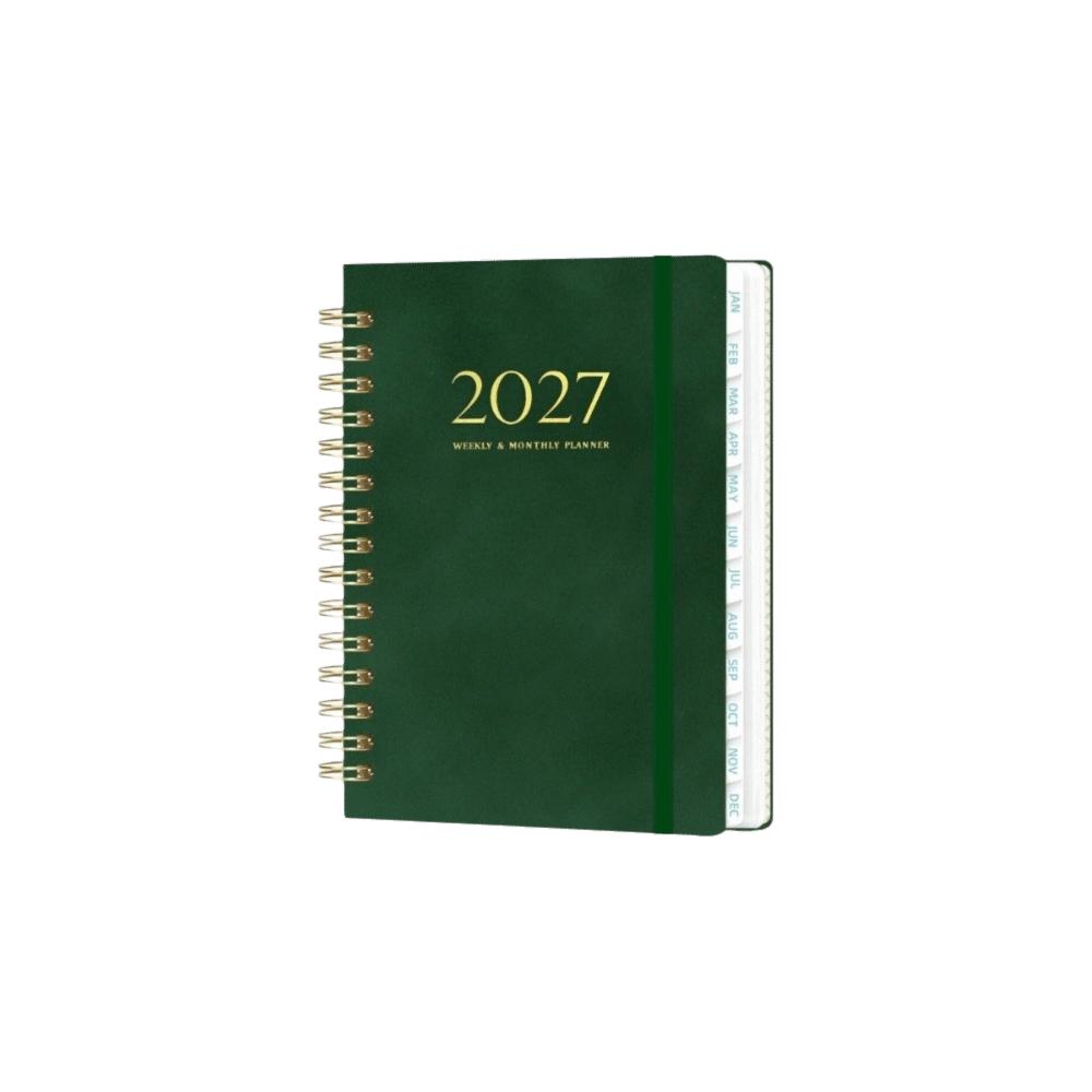 Paper Annual Planner Book Spiral Binding Spiral Notebook New 2027 Planner Notebook Daily Planning