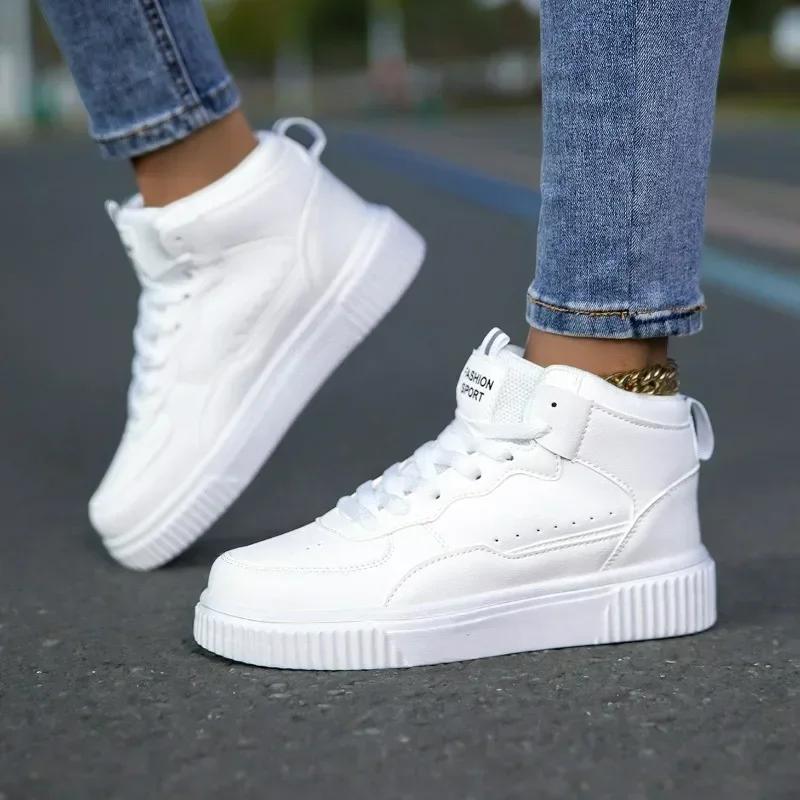 Women Shoes Woman Sports Shoes Comfortable White Sneakers Lace Up Women Casual Walking Shoes Athletic Women's Shoes