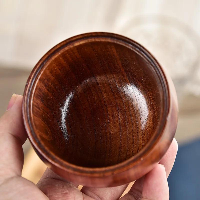 Wooden Salt and Pepper Shakers Vintage Seasoning Jars Seasoning Container Storage Box with Spoon and Lid Household Kitchen Tools