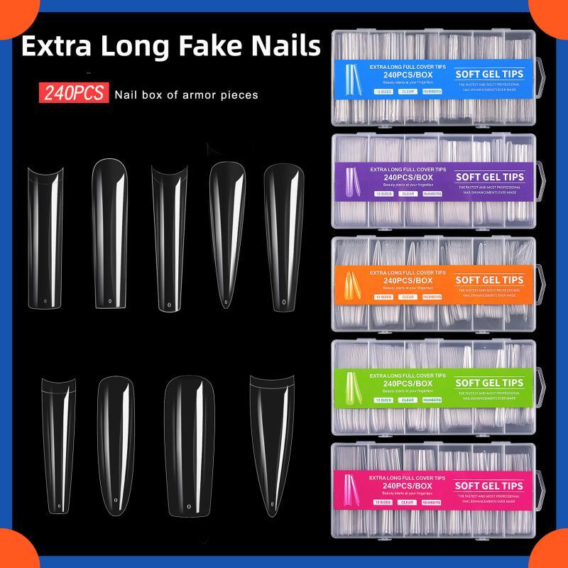 240 шт. удлиненные накладные ногти Press on Nail