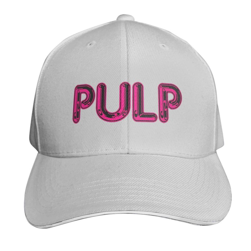 Кепка с логотипом рок-группы Pulp Модная повседневная бейсболка Регулируемая кепка Хип-хоп Летняя Унисекс Бейсболки