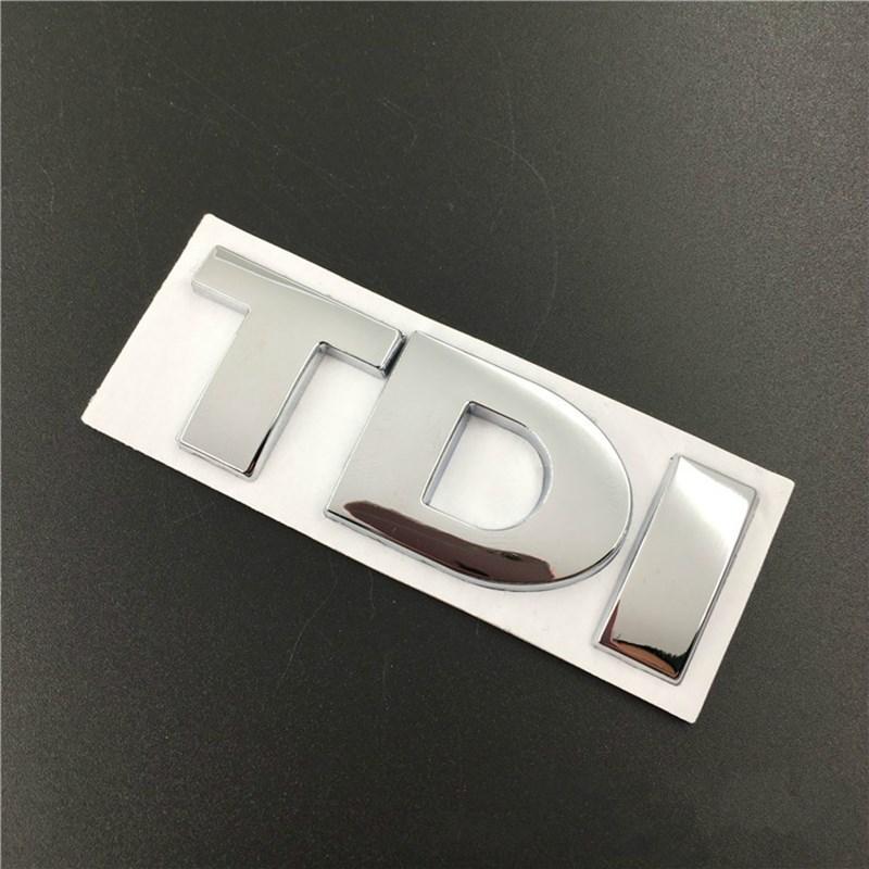 RUNTB1 3D Металлические буквы TDI Наклейка-значок на заднюю дверь багажника Наклейки Для VW Golf JETTA POLO PASSAT Аксессуары для стайлинга автомобиля
