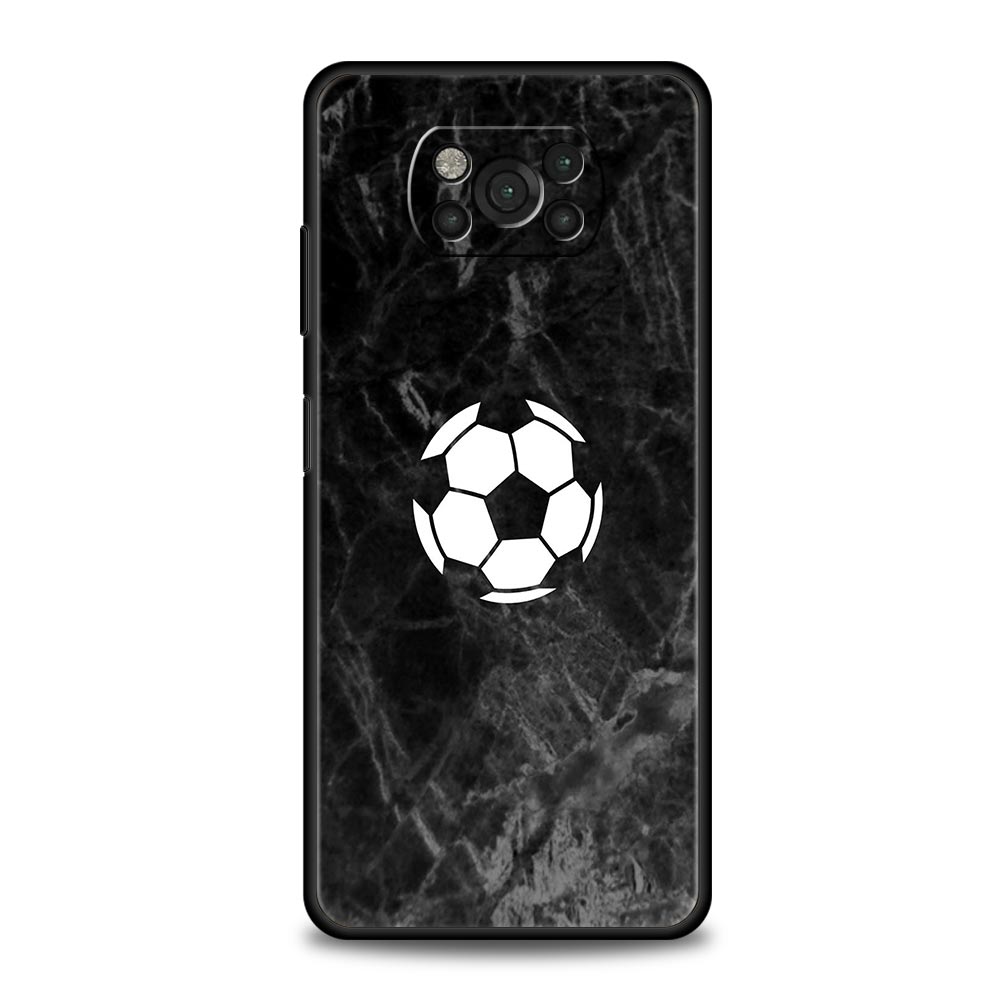 Чехол для телефона Футбольная страсть Футбольный мяч Для Xiaomi Poco X6 X5 Pro X4 X3 NFC F5 Pro F4 F3 GT M5 M4 Pro 5G M3 C51 C50