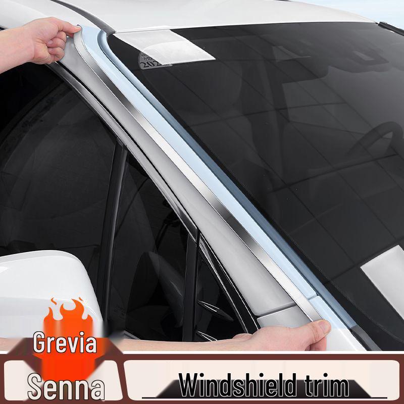 Яркие декоративные полосы для лобового стекла и кузова Toyota Sienna