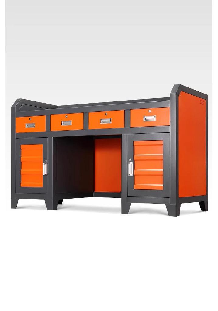 Heavy Duty 3mm Industrial CNC Lathe Tool Cabinet & Grinding Workbench