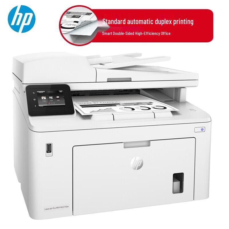 HP Многофункциональный принтер LaserJet Pro M227fdw Штепсель CN (адаптер в комплекте)
