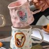 Ceramic Mug Flower Handmade Shaped Dreamy Premium Design High Value Coffee Cup For Breakfast Water Cup Unique Souvenir Gift