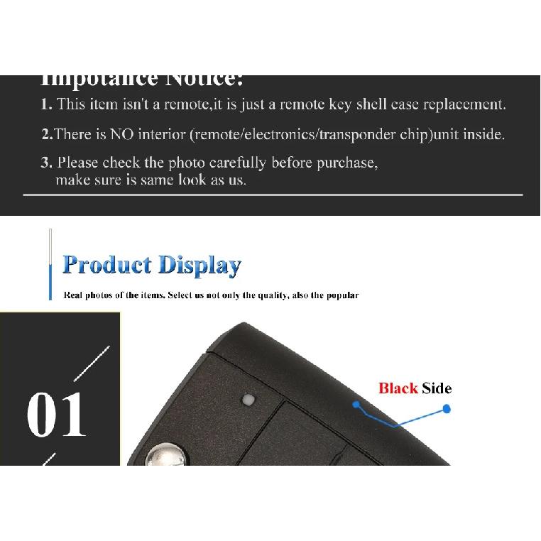 jingyuqin 10pcs Flip 3/4Buttons Remote Car Key Shell Case Fob For VW Golf 7 GTI MK7 B8 Touran Skoda Octavia A7 Seat Hu66 Hu162t