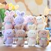 Cute Little Rabbit Pendant Plush Toy Doll Bear Schoolbag Hanging Decoration Keychain Doll Doll