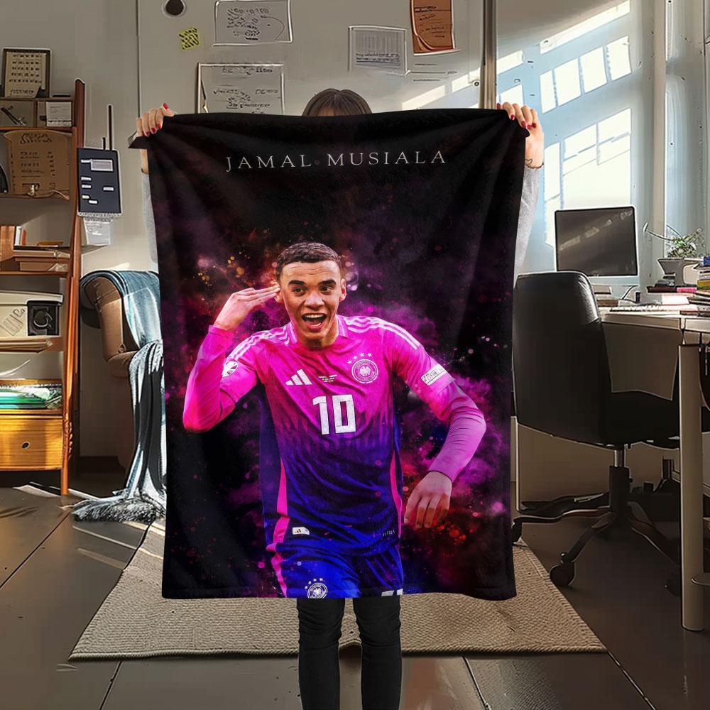Jamal Musiala Hero Blanket, High quality Comfortable for All Seasons, Home Decor, Warmth and Comfort