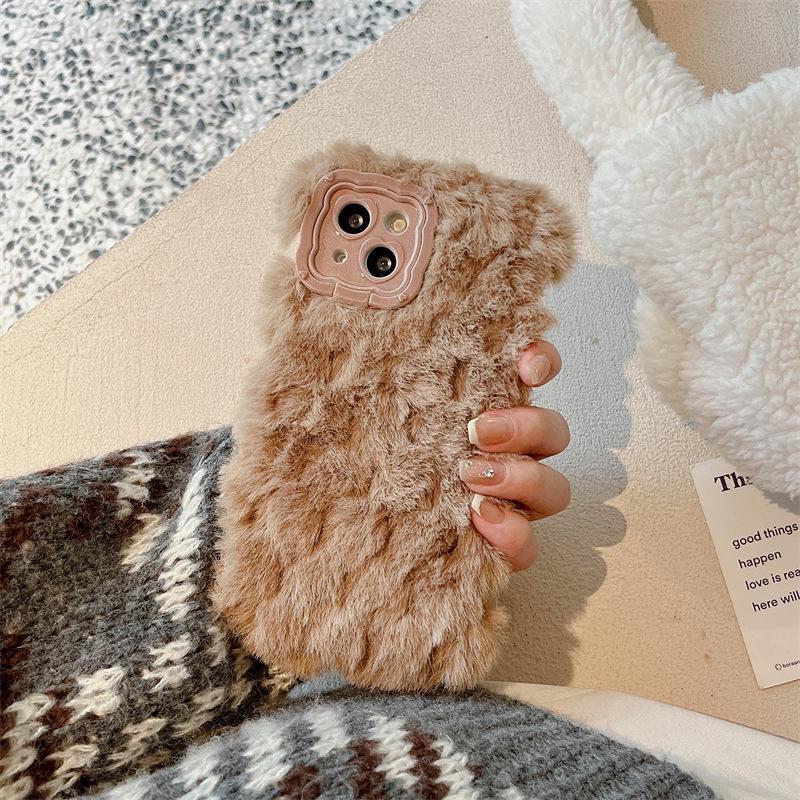 Чехол для Apple 13 Promax Plush с защитой от падений, силикон Wave Edge - 14 Простой и защитный чехол.