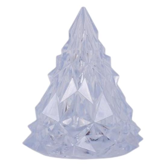 Настольный ночник в форме айсберга, акриловая статуэтка со светодиодной подсветкой, декор стола, экологичная лампа для создания атмосферы у кровати, рождественский подарок в гостиной