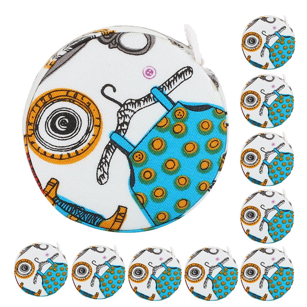 10 шт. Портативная выдвижная измерительная лента для тела, швейный инструмент для портного