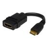 Câble HDMI Haute Vitesse 13 Cm - STARTECH - HDMI Vers HDMI Mini - F/M - Noir