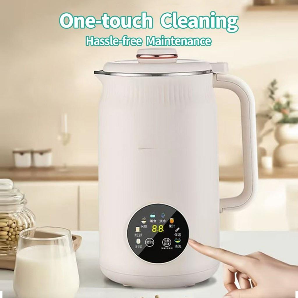 1.2L 9-in-1 Soybean Milk Machine with 18-Hour Preset for Homemade Plant and Nut Milks
