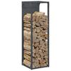 Firewood Rack Anthracite Grey 25 x 25 x 80 cm Cold Rolled Steel