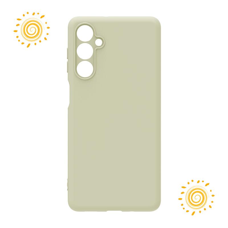 Подходит для Samsung Galaxy A07 с закругленным краем, имитация оригинального жидкого чехла для мобильного телефона, S26FE, однотонный силиконовый мягкий чехол, защитный чехол