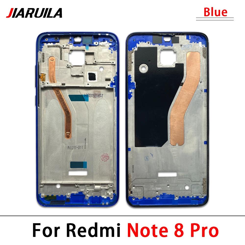NEW Front Housing Middle Frame LCD Frame Screen Bezel Cover Holder Replacement Parts For Xiaomi Redmi Note 7 8 Pro 9S 9 Pro
