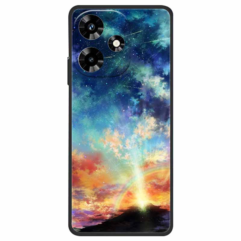 Чехол для Infinix Hot 30 X6831 Крутой Мультяшный Мягкий Силиконовый TPU Чехлы для Infinix Hot 30 Чехлы Hot30 6.78" 2023 Телефон Черный Funda