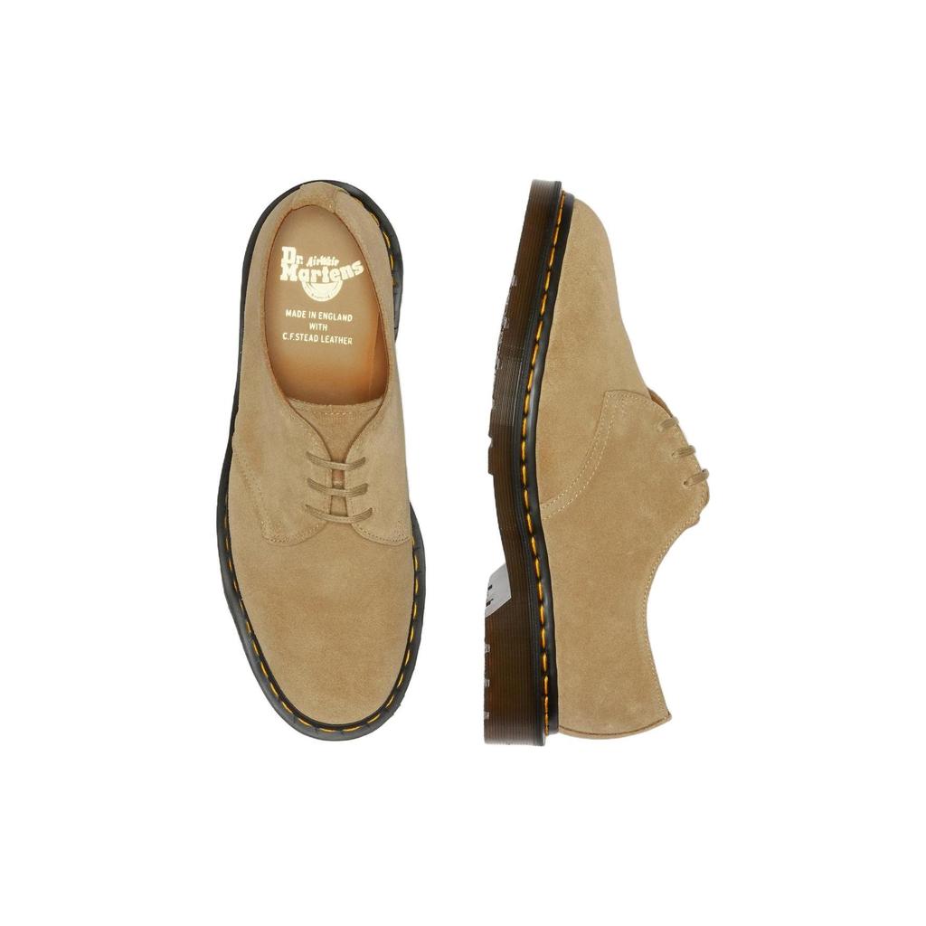 Доктор. Martens 1461 Made in England Бежевые замшевые кроссовки унисекс Buck коричневые 27651250