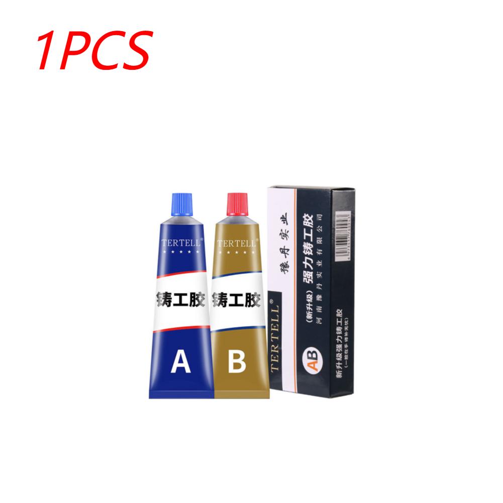 1-5X Super Strong Metal Repair Glue Welding High Temperature Resistant AB Glue Metal Plastic Filler Epoxy Adhesive Sealant
