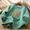 Spring Autumn Boys Shirt Fashion Letter Smile Full Sleeve Teenager Boys Sweatshirt Children Clothes